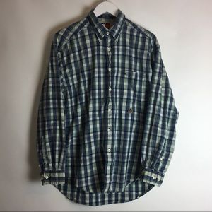 Tommy Hilfiger Men's Casual Button Up Shirt Large